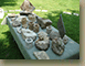 Display-of-Assorted-Etched-&-Cored-Flower-Pots-Planters-Tile-Garden-&-Yard-Art-16